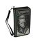 Black Frankenstein Book Wallet Wristlet – Gothic ID Holder, Snap Close, Zipper Coin Pouch, 4 Card Slots, and Bill Pockets – Perfect Gift for Fans of Classic Horror